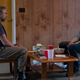 Steve Carell and Domhnall Gleeson in The Patient